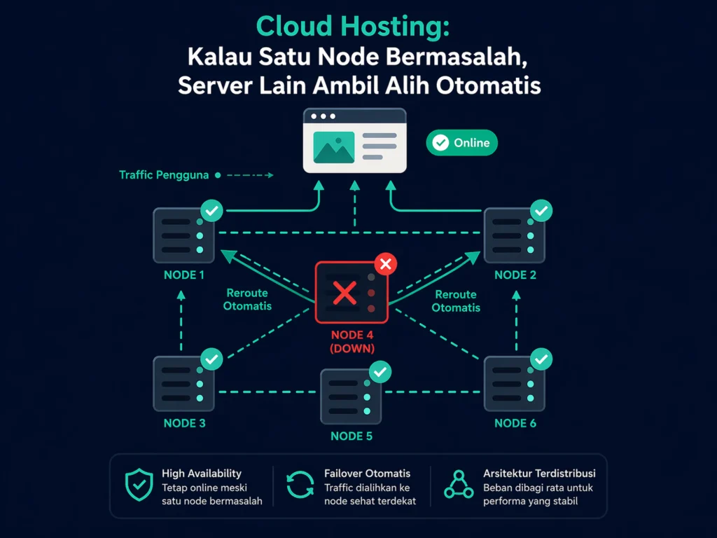 cara-kerja-cloud-hosting-multi-node-auto-failover-arsitektur
